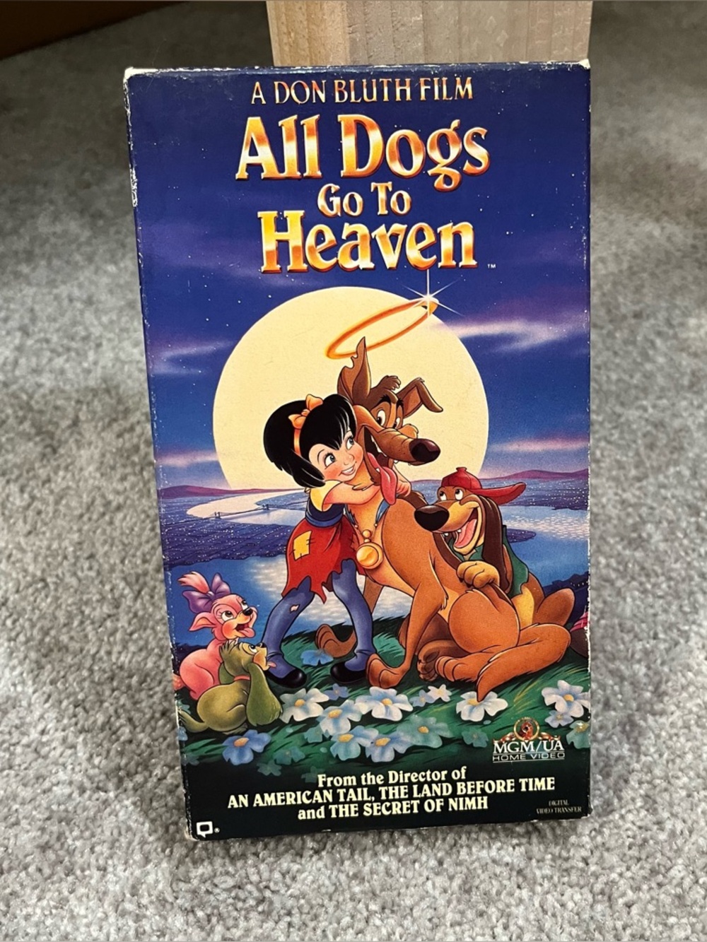 All Dogs Go to Heaven VHS (1989) - Don Bluth Animated Classic Tested And Working